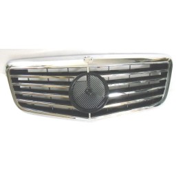 GRIGLIA CROM/NERA MERCEDES CLASSE E W211 05/0604/09 LOGO GRANDE