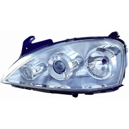 FARO DESTRO XENON D2S-H7 PRED REG EL OPEL CORSA C 10/0309/06 (ZKW)