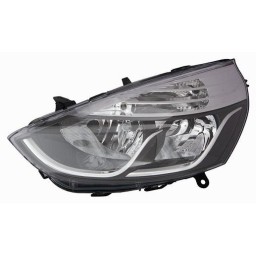 FARO FANALE DESTRO H7-H1 C/MOTOR ELETT RENAULT CLIO DAL 2012  C/PROFILI CROM