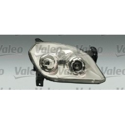 FARO DESTRO H7-H1 CON MOTORE ELETTRICO C/ANELLO E PARABOLA CROMATO OPEL TIGRA 01/04