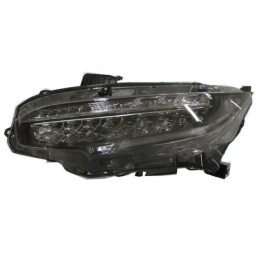 FARO DESTRO  A LED C/MOTOR ELETT HONDA CIVIC  DAL 01/2017 PAR NERA