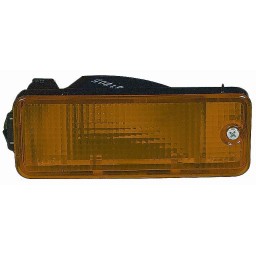 FANALE ANTERIORE SINISTRO ARANCIO  MOD PARAURTI PIAGGIO PORTER 01/92 IN POI