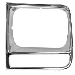 CORNICE FARO FANALE SINISTRO CROMATURA JEEP CHEROKEE 01/97 IN POI