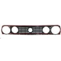 GRIGLIA 4 FORI C/BORDO ROSSO VW GOLF 08/83 IN POI 10/91