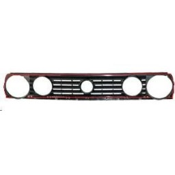 GRIGLIA 4 FORI C/BORDO ROSSO VW GOLF 08/83 IN POI 10/91