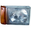 FARO FANALE DESTRO ASIMM-H5 REG MAN FIAT PANDA 01/86 IN POI  IND DIREZ ARANCIO