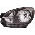 FARO FANALE SINISTRO H4 PRE REG ELET VW UP DAL  2012 PARAB NERA - BORDO NERO