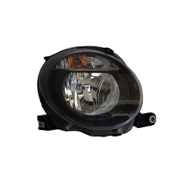 FARO FANALE DESTRO SUP H7 ANABB FIAT 500 07/07 IN POI BLACK LINE (ELABORAZIONI)