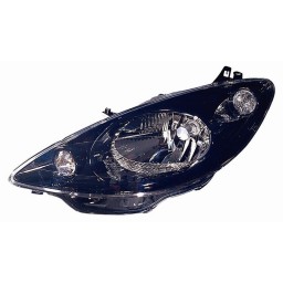 FARO FANALE DESTRO H4 C/MOTOR ELETT PEUG 10DAL 2005  PARAB NERA