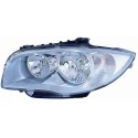 FARO FANALE DESTRO H7-H7 PRED REG EL BMW SERIE 1 E87 DAL 2004 04/07 PARAB CROM