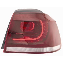 FANALE POSTERIORE DESTRO EST A LED BIANCO ROSSO VW GOLF 6 GTI R 1108 DAL 2008 09/12