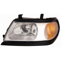 FARO FANALE DESTRO H4 PRED REG EL MITSUB PAJERO SPORT 09/99 IN POI  CORNICE NERA