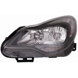 FARO FANALE DESTRO H7-H1 C/MOTOR ELETT OPEL CORSA D DAL 2011  PARAB NERA