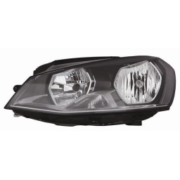 FARO FANALE SINISTRO H7-H15 C/MOTOR ELETT VW GOLF 7 DAL 2012  PARAB NERA