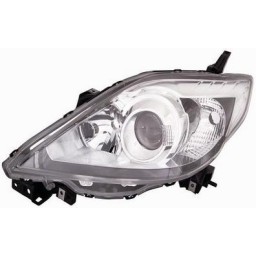 FARO FANALE DESTRO H7-HB3 PRED REG ELET MAZDA 5 DAL  2008 09/10 PARAB NERA