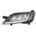 FARO FANALE SINISTRO 2H7 C/MOTOR EL PEUGEOT BOXER DAL  2014   C/CORNICE NERA