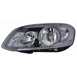 FARO FANALE DESTRO H7-H9 C/MOT ELETT VOLVO XC60 DAL 2013 PARABOLA NERA