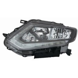 FARO FANALE DESTRO H9-H11 A LED PRED REG EL NISSAN X-TRAIL DAL  2014  PARAB NERA