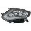 FARO FANALE SINISTRO H9-H11 A LED PRED REG EL NISSAN X-TRAIL DAL  2014  PARAB NERA