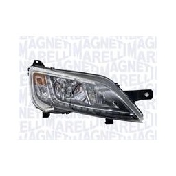 FARO FANALE DESTRO 2H7 C/DRL A LED C/CORN CROMATO FIAT DUCATO-CIT JUMP 14 IN POI