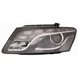 FARO FANALE DESTRO XENO A LED C/MOTOR ELETT AUDI Q5 DAL  2008  PARAB NERA