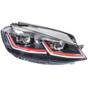 FARO FANALE SINISTRO FULL LED FBL C/CORN DRL ROSSA VW GOLF 7 DAL 2016  GTI