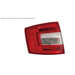 GRUPPO OTTICO FANALINO POSTERIORE DESTRO A LED SKODA OCTAVIA DAL  2017  SW