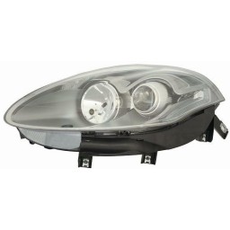 FARO FANALE DESTRO 2H1 C/MOT EL IND DIR BIANCO FIAT BRAVO 10 IN POI PAR GR SCURO