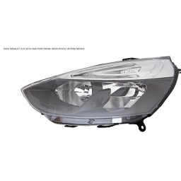 FARO FANALE DESTRO H7-H1 C/MOTOR EL RENAULT CLIO DAL  2016  PARAB NERA