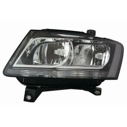 FARO FANALE SINISTRO 2H7 AUDI Q5 DAL 2012  PARABOLA NERA