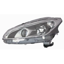 FARO FANALE DESTRO 2H7 PR.REG EL PEUG 2DAL 2015 C/LUCE DIURNA A LED P.NERA