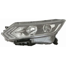 FARO FANALE DESTRO H7 C/LUCE DIURNA A LED PR REG ELE NISSAN QASHQAI DAL 2017