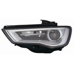 FARO FANALE DESTRO BIXENO D3S C/MOTOR ELETT AUDI A3 3-5P DAL 2012  PARAB NERA