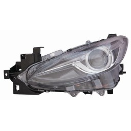 FARO FANALE DESTRO DS4 A LED C/MOTOR ELETTR MAZDA 3 DAL 2013 12/16 PAR NERA