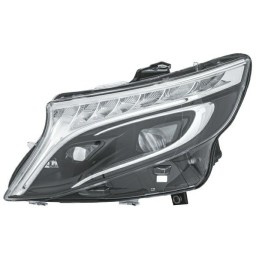 FARO FANALE SINISTRO A LED MERC VITO DAL 2014   PARAB NERA