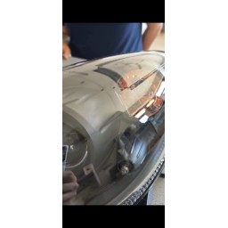 COPPIA FARI FANALI PROIETTORI ANTERIORI SX DX SMART 451 FORTWO DAL 2007 NERI